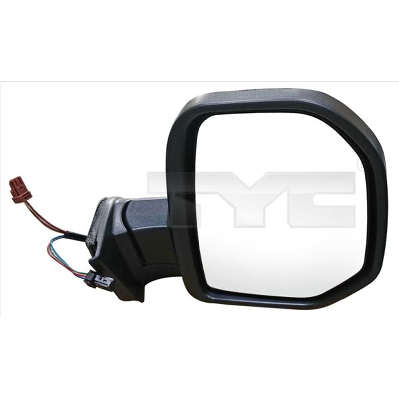 TYC 305-0132 Espejo retrovisor para ajuste elect. espejo convexo calefactable izquierda Compatible con CITROËN Berlingo II B9, PEUGEOT Partner II Furgoneta PARTNER Tepee