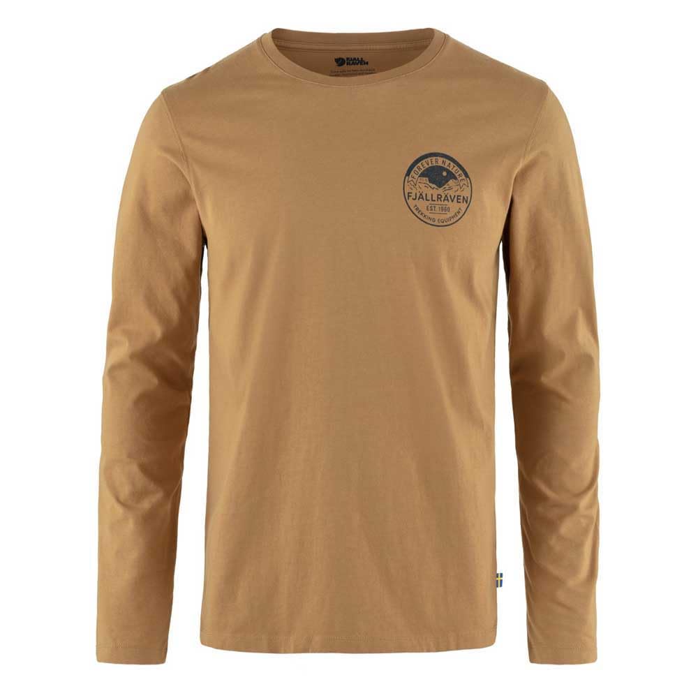 Fjällräven Herren Forever Nature Badge Ls T-Shirt (1er Pack)