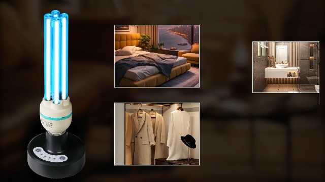 36Watts UV Sanitizer Lamp with Remote Control Powerful UVC Light