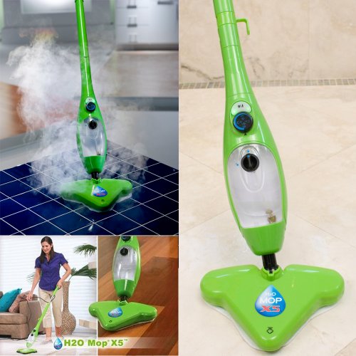 H2O Mop X5 Dampfreiniger Dampfbesen + Ebook Super ich bin Fit
