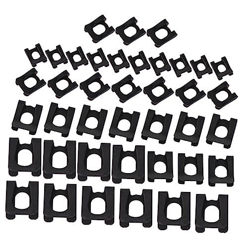 VALICLUD 40 Piezas De Accesorios Para Automóviles De Parachoques Para Automóviles Clips De Panel De Ajuste De Puerta Kit De De Clip De Tornillo De Tuerca En