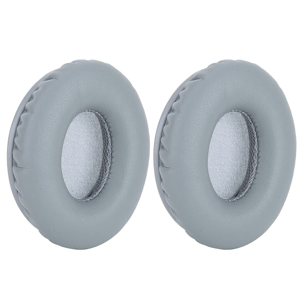 2Pcs Ear Cushion, Ear Cushion Gray Cotton Replacement Kit, for Monster HD Headphones Solo1.0