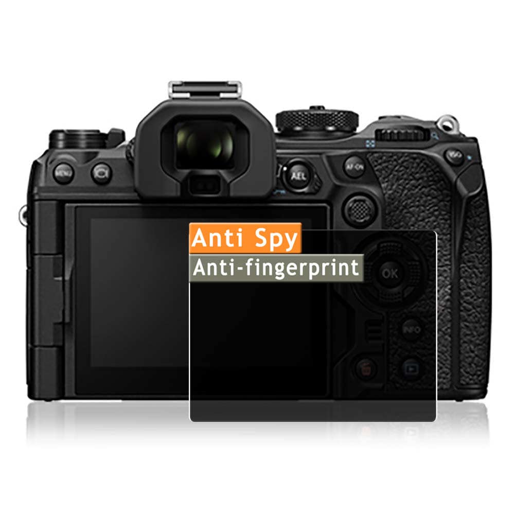 VaxsonPrivacy Screen Protector, compatible with OM Digital Solutions M SYSTEM OM-1, Anti Spy Guard Film Protectors Sticker [NOT Tempered Glass]