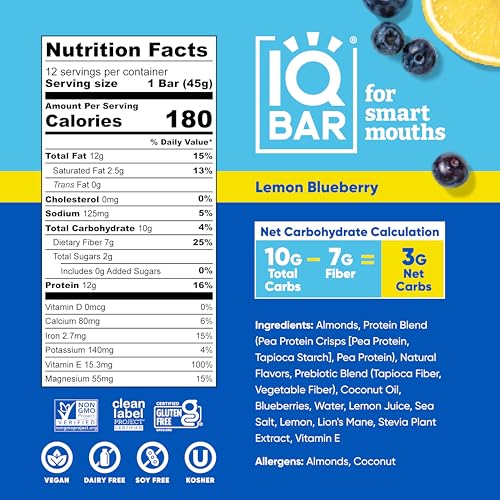 Barras IQBAR Clean Plant Protein 12 unidades surtidas miniatura 7