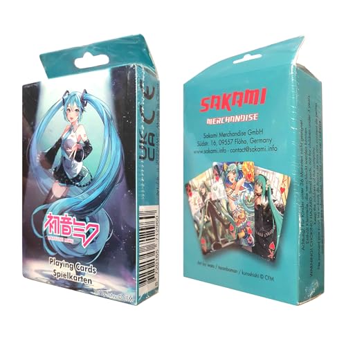 SAKAMI - Hatsune Miku - Baraja de 52 cartas de póker miniatura 2