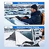 Eamefia Windshield Cover for Ice and Snow,New Upgraded Heavy Duty 600D Windshield Snow Cover,Extra Large Size (75"x45"),Windproof Winter Frost and Deicing Awning Suitable Fzor Cars, Trucks, SUVs #1