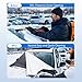 Eamefia Windshield Cover for Ice and Snow,New Upgraded Heavy Duty 600D Windshield Snow Cover,Extra Large Size (75