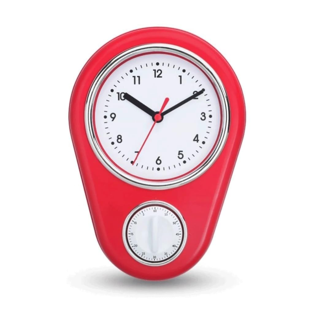 Horloge murale électronique avec minuterie cuisine sans aucun bruit