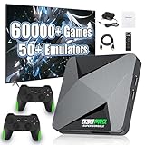 G36 PRO Retro Game Console 128G, Video Emulator Gaming Console with Built in 60000+ Retro Game 50+ Emulators, EmuELEC & Android System, with 2 x 2.4G Wireless Controllers, Plug and Play TV Video Games