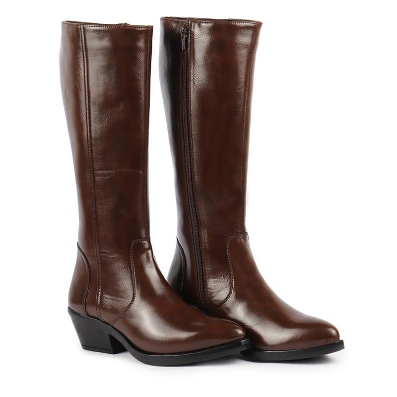 Image of FAUSTO Women Flared Heel Boots