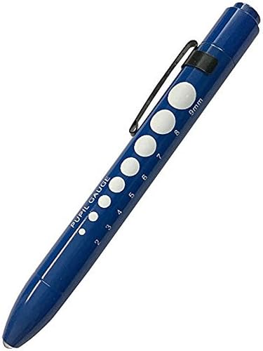 prestige medical suave LED Calibrador de pupila Penlight con bolsa de plástico Packagaing, Royal