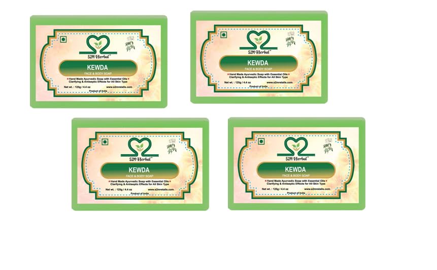 Image of Pure Kewda soap (4 x 125 g)