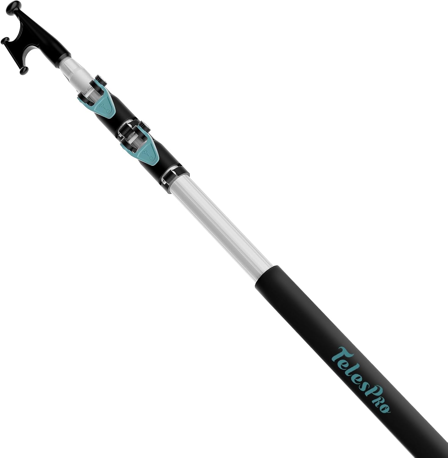 5-12FT 3-Stage Telescopic Aluminum Pole Boat Hook: Versatile Docking Pole for Easy Boat Handling, Sturdy and Durable Design, Ideal for Pushing and Pulling Boats in Any Water Conditions