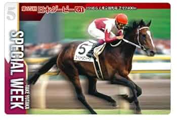 東京優駿  日本ダービー  スペシャルウィーク号  勝利馬券  馬券  美品 Amazon | サラブレッドホースコレクション ツインウエハース [19