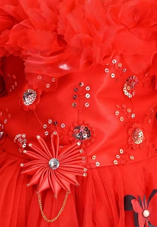 Image of Handcrafted Pori Ethnic Party Frock for