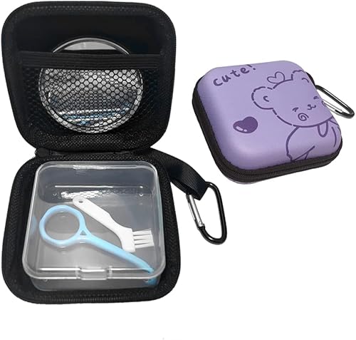 Gxamz Estuche de retención para alineador de viaje caja protectora bucal con clip bolsa organizadora espejo y juego de herramientas de extracción
