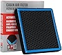 Cabin Air Filter Replacement CF11809 with Nutshell Activated Carbon Compatible with CADILLAC/CHEVROLET/GMC 2014-2020 .