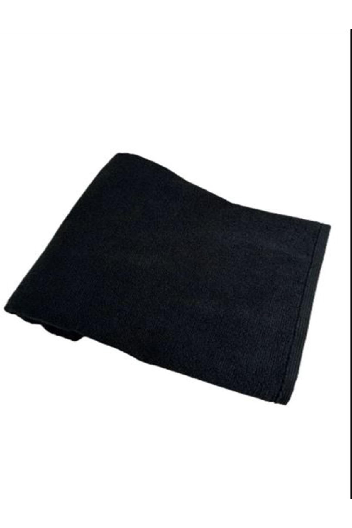 GOLDRİSE, 12 Adet Outlet Siyah Mikrofiber Kuaför Havlusu Saç Boyası Tutmayan, 50 x 90 CM, Siyah, 101050