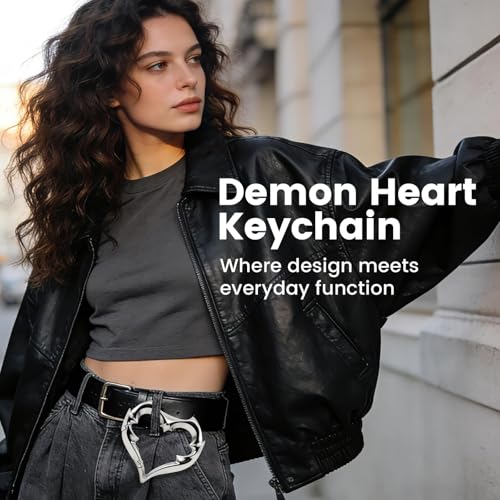 Image of Carabiner, Carabiner Hook, Carabiners Keychain, Heart Shape Keychain, Keys, and Travel Gear, Unique Accessory