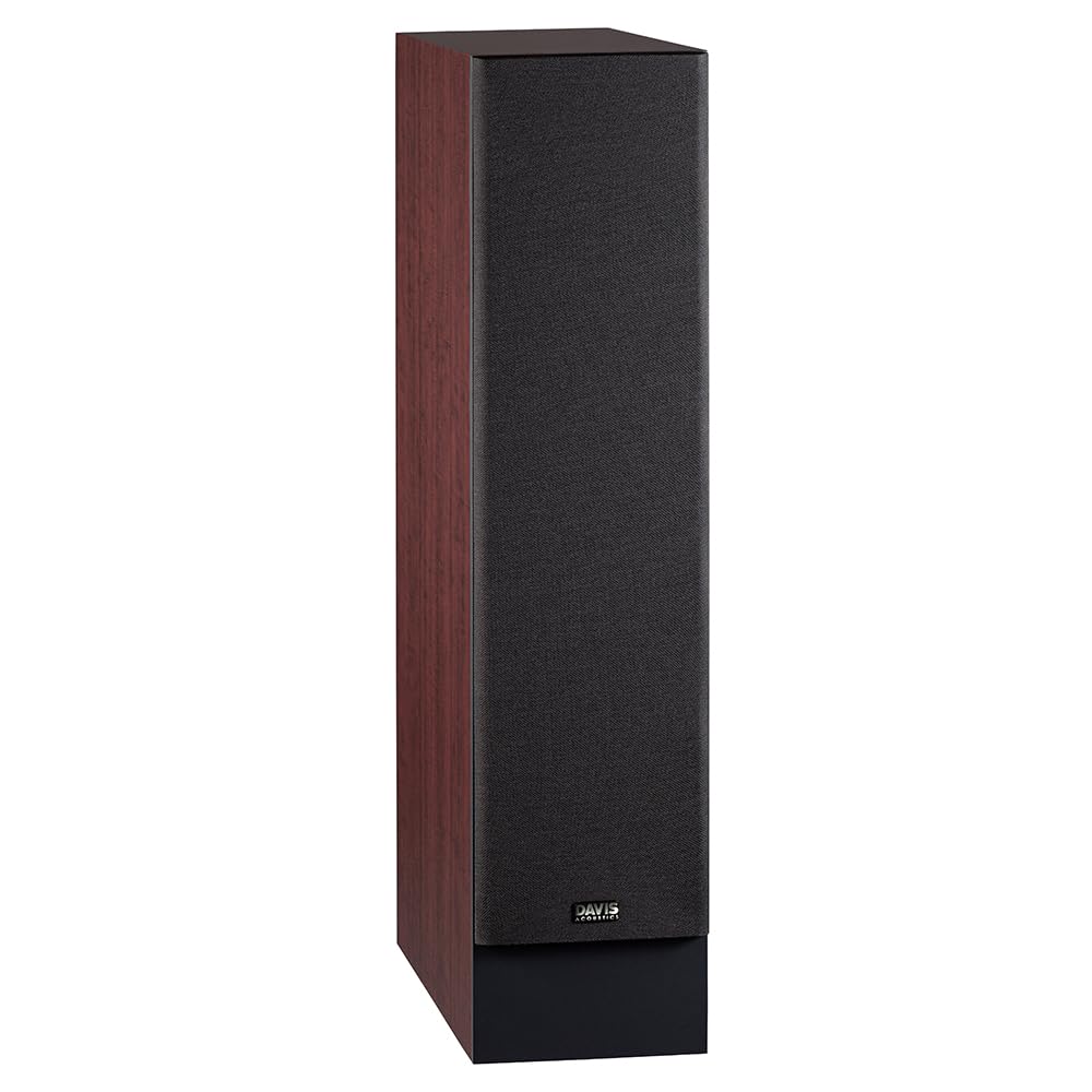 Davis Acoustics Mia 200 Acajou - Colonne 3 Voies/3 Haut-parleurs - Enceinte Vendue à la Paire