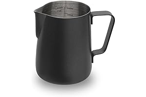 Milk Frothing Pitcher - Espresso Steaming Pitcher for Silky Cappuccinos and Smooth Lattes