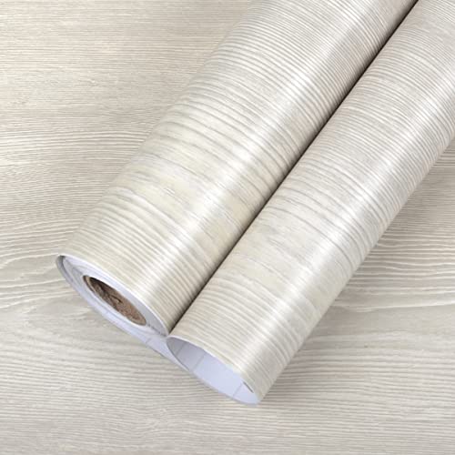 Papier peint autocollant pour comptoir de cuisine gris clair et imperméable - 2