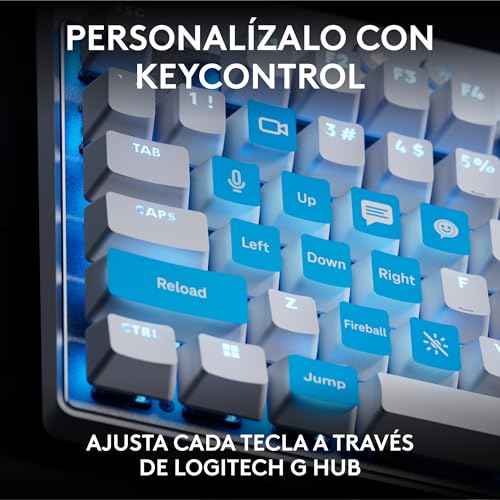 Teclado US INTL Logitech G Pro X TKL Rapid con cable e interruptores analógicos magnéticos RGB 5