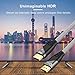 immagine 1QING CAOQING Cavo HDMI 2.1 Ultra High Speed 48Gbps Supporta 8K@60HZ, Cavo HDMI 8K Compatibile con Fire TV, 3D, funzione Ethernet, 8K UHD, Xbox/PlayStation/PS3 PS4/PC/Computer e Monitor -1m