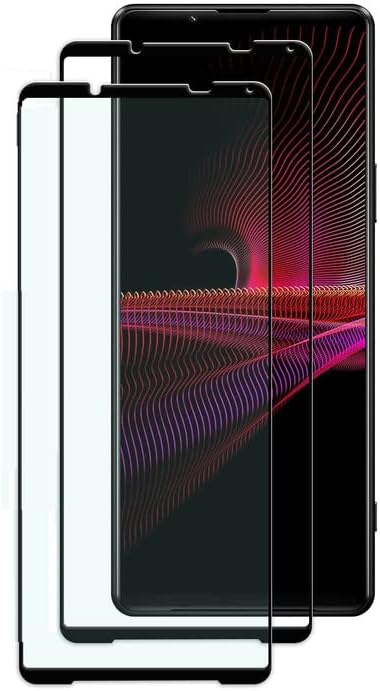 3D Curved Edge Full Screen Tempered Glass Film for Sony Xperia 1 III/Sony Xperia 1 3 6.5" (Pack of 2)