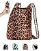 Kixhusa Pocket-Sized Hiking Daypack, Fashion patterns Lightweight 2.8oz, Water resistant Backpack for Women Men Camping (Tiger print)
