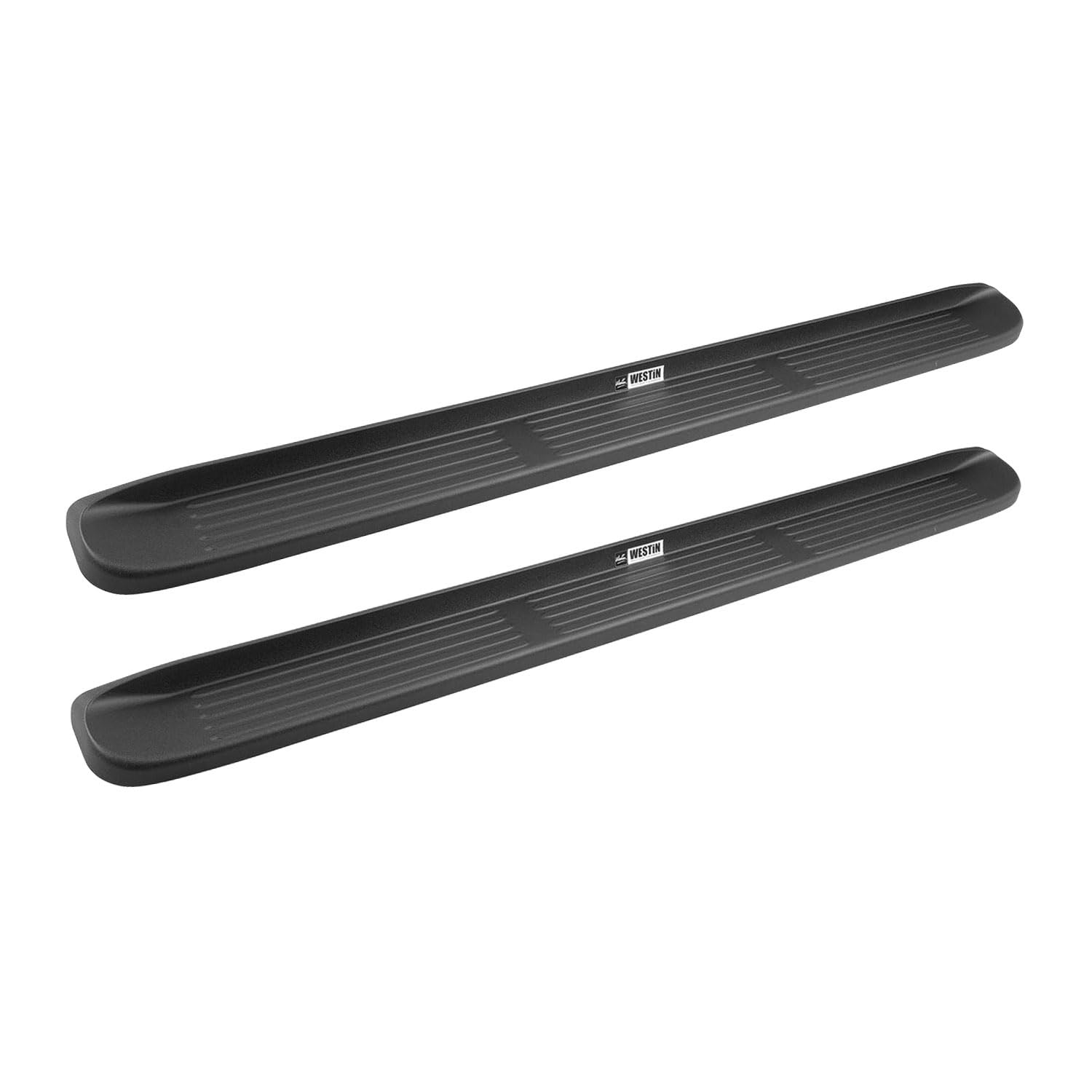 Westin 27-0010 Molded Running Boards Unlighted 79 in. Black Pair (Required Mounting Kit Sold Separately)