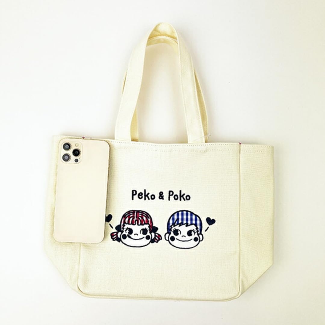 なべちゃん　ホヌトートバッグ コウペンちゃん展 大きめトートバッグ（ネイビー） – コウペン