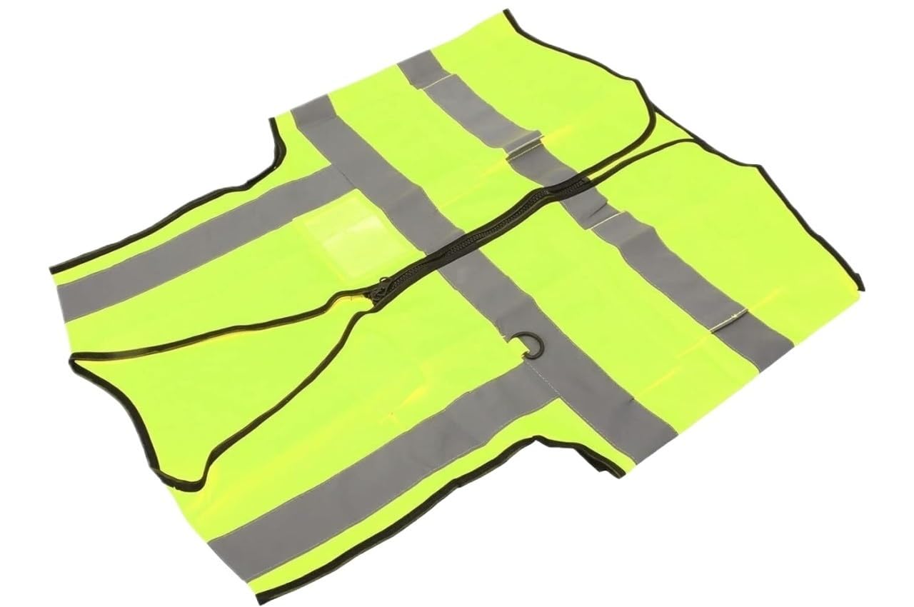 hi vis chaleco reflectante de alta visibilidad, Chaleco de seguridad, chaleco reflectante ligero, múltiples bolsillos, traje reflectante for correr