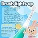 brush-baby BabySonic Infant and Toddler Electric Toothbrush for Ages 0-3 Years - Smart LED Timer and Gentle Vibration Provide a Fun Brushing Experience - Includes 2 Sensitive Brush Heads (Teal)