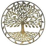 Old River Outdoors Large Metal Tree of Life Wall Decor Art - 23 1/2' Rustic Plaque