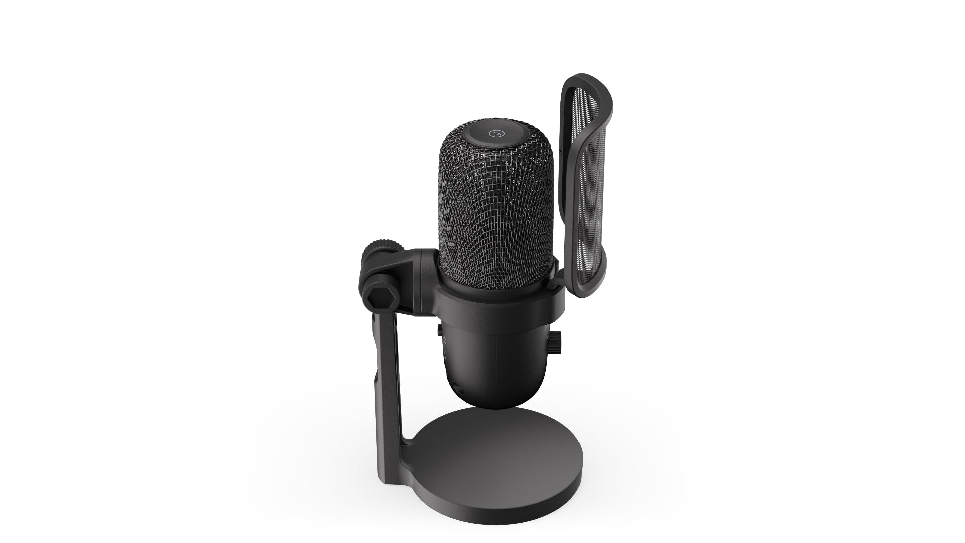 Krux Emote 2000S, Mikrofon USB typu Plug&Play, przełączanie między kardioidalną i dookólną charakterystyką kierunkową, regulacja głośności i wzmocnienia, dwa rodzaje filtrów, Mute | KRXC002