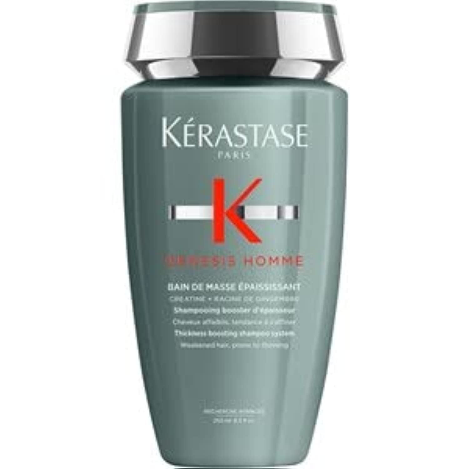 Kérastase Genesis Homme, Shampoo per Capelli Indeboliti Tendenti Ad Assottigliarsi, Bain de Masse Épaississant, 250 ml