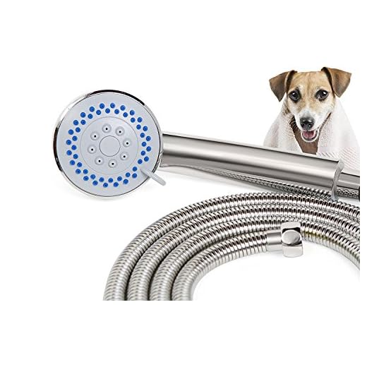 SmarterFresh Pet Faucet Sprayer Set, Pet Bath Spray Dog Shower for Home Dog Washing Station - Hand Shower Spray Faucet Attachment with Hose - Easy 10-Minute Install