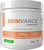 Colágeno Verisol Skinvance com Ácido Hialurônico Silício Orgânico Biotina 165g NewNutrition (Limão)