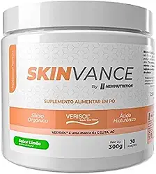 Colágeno Verisol Skinvance com Ácido Hialurônico Silício Orgânico Biotina 165g NewNutrition (Limão)
