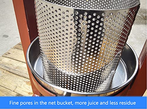 Roestvrij staal olie pers huishoudelijke handleiding olie pers wijn vinasse druiven honing fruit pers lard residu cake… - Image 8