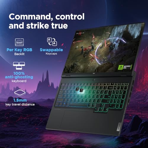 Lenovo Legion Pro 7 Intel Core i9-14900HX 16" (40.6cm) WQXGA IPS 500Nits 240Hz Gaming Laptop (32GB/1TB SSD/Win 11/Office 21/NVIDIA RTX 4090... - Image 5