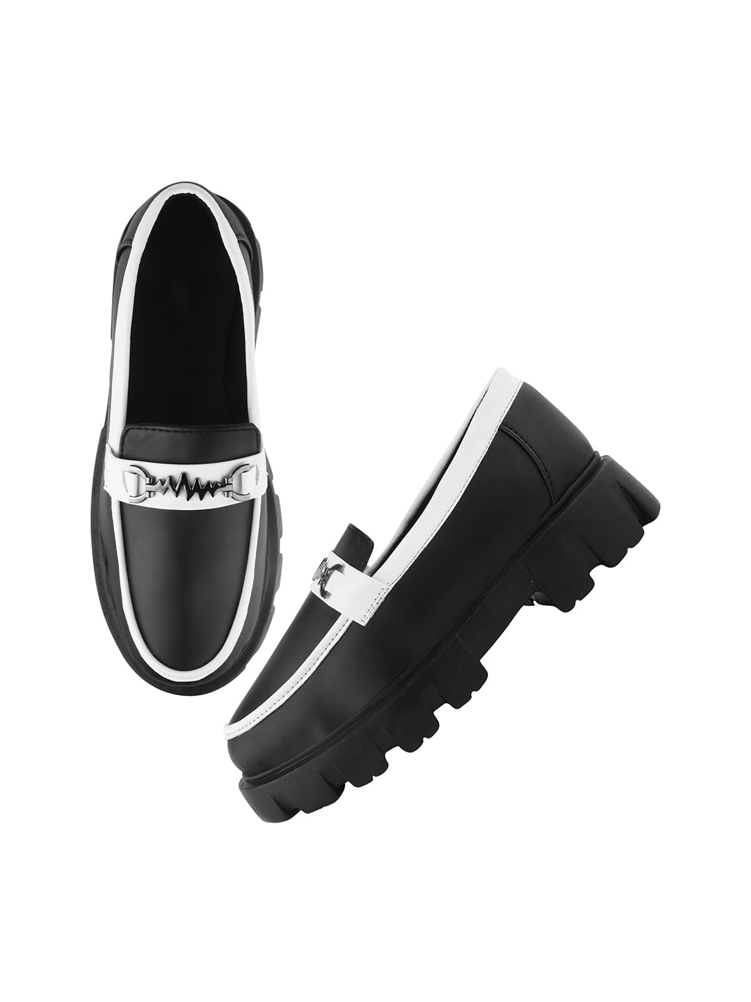 Comfortable Alluring Extra Cushion Inner Sole Loafer Shoes with Low Heels for Womens and Girls-image-36