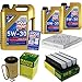 Produktbild QR-PARTS 69342471 Filter Set Inspektionspaket 7 Liter Liqui Moly Motoröl Longlife III 5W-30 MANN-FILTER Innenraumfilter Luftfilter Ölfilter