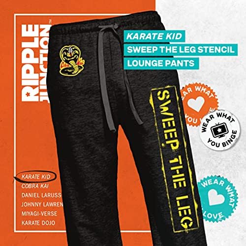 Ripple Junction Cobra Kai Sweep The Leg TV Show Adult Pajama Lounge Pants2
