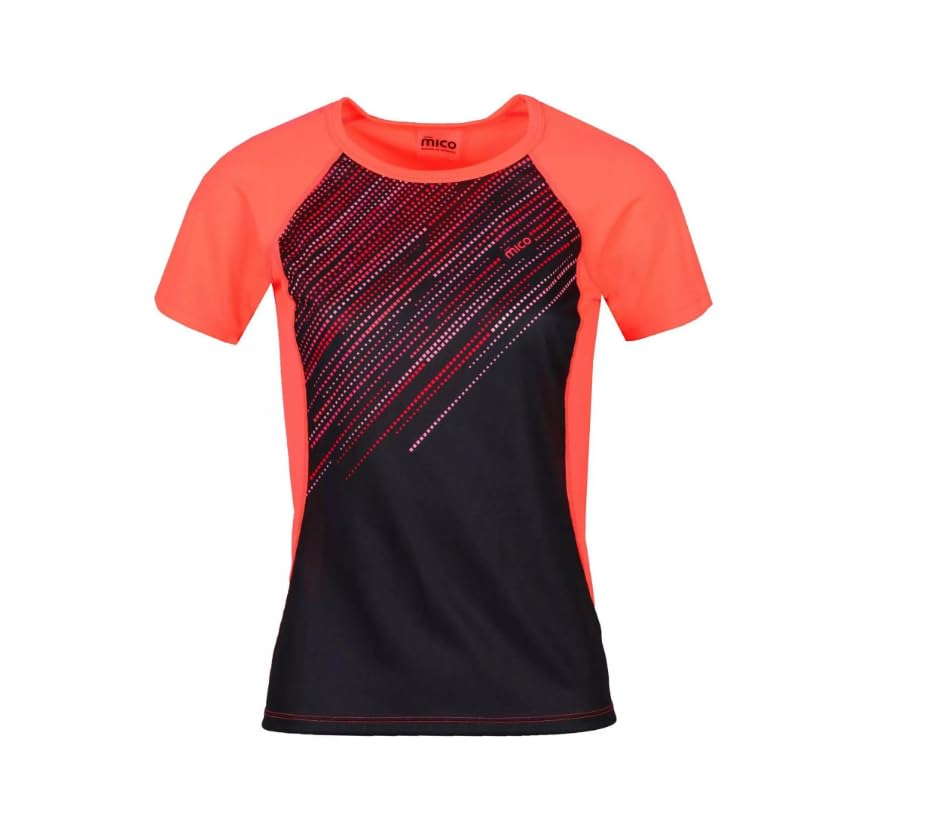 Mico - T-Shirt Donna Trekking Corsa Mid Layer Outer Wear - Rosa