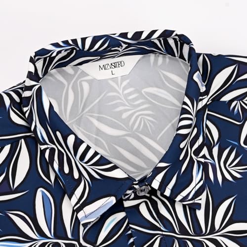 Image of Hawaiian Shirt for Men Tropical Shirts Summer Beach Button Down Short Sleeve Luau Aloha Floral Cruise Vacation Outfit 2026