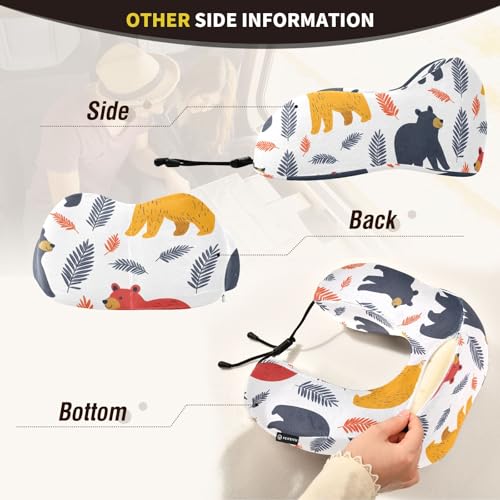 Almohada de viaje de espuma viscoelástica tamaño único miniatura 5