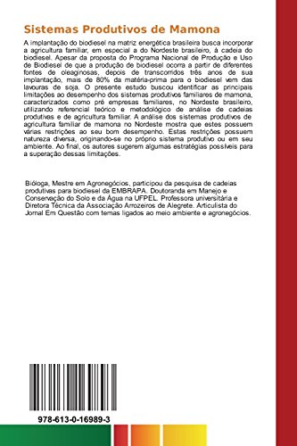 Sistemas Produtivos de Mamona