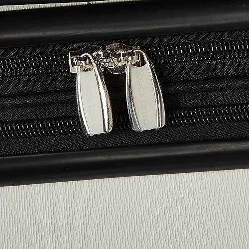 Image of Rockland Melbourne Hardside Expandable Spinner Wheel Luggage, White, 2 Piece (20 inch /28 inch)